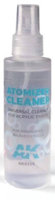 AK Interactive Atomizer Cleaner for Acrylic 125ml #AKI9315