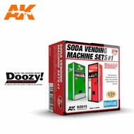  AK Interactive  1/24 Soda Vending Machine Set 1 AKIDZ015