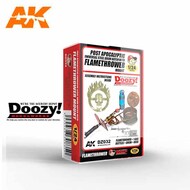  AK Interactive  1/24 Universal Steel Drum Hatch With Flamethrower Mount AKIDZ032