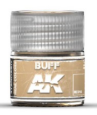  AK Interactive  NoScale Real Colors: Buff Acrylic Lacquer Paint 10ml Bottle AKIRC14