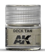  AK Interactive  NoScale Real Colors: Deck Tan Acrylic Lacquer Paint 10ml Bottle AKIRC19