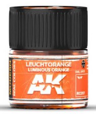  AK Interactive  NoScale Real Colors: Luminous Orange RAL2005 Acrylic Lacquer Paint 10ml Bottle AKIRC207