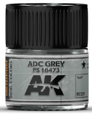  AK Interactive  NoScale Real Colors: ADC Grey FS16473 Acrylic Lacquer Paint 10ml Bottle AKIRC221