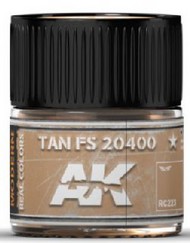  AK Interactive  NoScale Real Colors: Tan FS20400 Acrylic Lacquer Paint 10ml Bottle AKIRC223