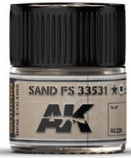  AK Interactive  NoScale Real Colors: Sand FS33531 Acrylic Lacquer Paint 10ml Bottle AKIRC226