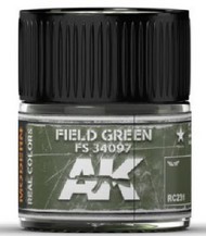 Real Colors: Field Green FS34097 Acrylic Lacquer Paint 10ml Bottle #AKIRC231
