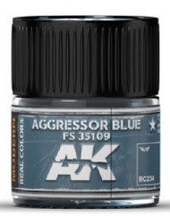 Real Colors: Aggressor Blue FS35109 Acrylic Lacquer Paint 10ml Bottle #AKIRC234