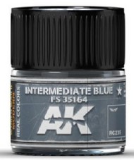  AK Interactive  NoScale Real Colors: Intermediate Blue FS35164  Acrylic Lacquer Paint 10ml Bottle AKIRC235