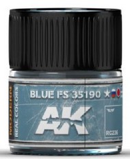  AK Interactive  NoScale Real Colors: Blue FS35190 Acrylic Lacquer Paint 10ml Bottle AKIRC236