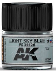  AK Interactive  NoScale Real Colors: Light Sky Blue FS35526 Acrylic Lacquer Paint 10ml Bottle AKIRC240