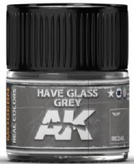  AK Interactive  NoScale Real Colors: Have Glass Grey Acrylic Lacquer Paint 10ml Bottle AKIRC245