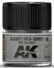  AK Interactive  NoScale Real Colors: Light Sea Grey FS36307 Acrylic Lacquer Paint 10ml Bottle AKIRC250