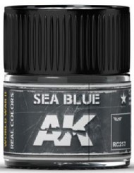 Real Colors: Sea Blue Acrylic Lacquer Paint 10ml Bottle #AKIRC257