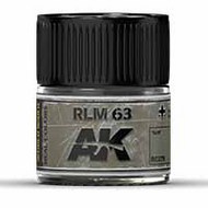  AK Interactive  NoScale Real Colors: RLM63 Acrylic Lacquer Paint 10ml Bottle AKIRC270