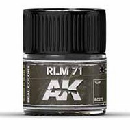  AK Interactive  NoScale Real Colors: RLM71 Acrylic Lacquer Paint 10ml Bottle AKIRC275