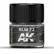  AK Interactive  NoScale Real Colors: RLM72 Acrylic Lacquer Paint 10ml Bottle AKIRC276