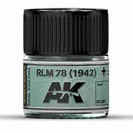  AK Interactive  NoScale Real Colors: RLM78 (1942) Acrylic Lacquer Paint 10ml Bottle AKIRC281