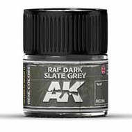 Real Colors: RAF Dark Slate Grey Acrylic Lacquer Paint 10ml Bottle #AKIRC294