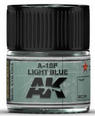 Real Colors: A18F Light Grey-Blue Acrylic Lacquer Paint 10ml Bottle #AKIRC311