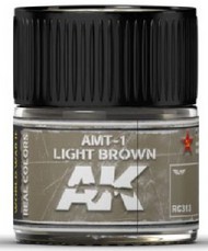  AK Interactive  NoScale Real Colors: AMT1 Light Brown Acrylic Lacquer Paint 10ml Bottle AKIRC313