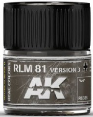  AK Interactive  NoScale Real Colors: RLM81 Version 3 Acrylic Lacquer Paint 10ml Bottle AKIRC325