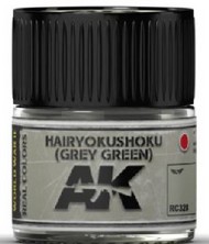 Real Colors: Hairyokushoku (Grey-Green) Acrylic Lacquer Paint 10ml Bottle #AKIRC328