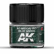  AK Interactive  NoScale Real Colors: Ao Midori Iro (Blue-Green) Acrylic Lacquer Paint 10ml Bottle AKIRC332