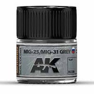 Real Colors: MiG-25/MiG-31 Grey Acrylic Lacquer Paint 10ml Bottle #AKIRC336