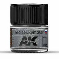 Real Colors: MiG-29 Light Grey Acrylic Lacquer Paint 10ml Bottle #AKIRC337