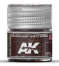  AK Interactive  NoScale Real Colors: BSC No.49 Light Purple Acrylic Lacquer Paint 10ml Bottle AKIRC45