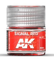  AK Interactive  NoScale Real Colors: Signal Red Acrylic Lacquer Paint 10ml Bottle AKIRC5