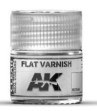 Real Colors: Flat Varnish Acrylic Lacquer Paint 10ml Bottle #AKIRC500