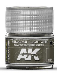  AK Interactive  NoScale Real Colors: Light Grey RAL7009 (Interior) Acrylic Lacquer Paint 10ml Bottle AKIRC54