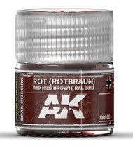  AK Interactive  NoScale Real Colors: Red Brown RAL8013 Acrylic Lacquer Paint 10ml Bottle AKIRC66