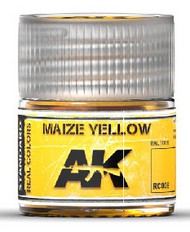  AK Interactive  NoScale Real Colors: Maize Yellow Acrylic Lacquer Paint 10ml Bottle AKIRC8