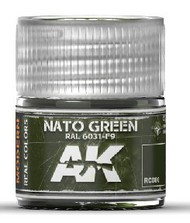 Real Colors: NATO Green RAL6031 F9 Acrylic Lacquer Paint 10ml Bottle #AKIRC80