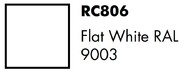 Real Colors Standard: Flat White RAL9003 Lacquer Based Paint 17ml Bottle #AKIRC806