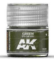  AK Interactive  NoScale Real Colors: Green FS34102 Acrylic Lacquer Paint 10ml Bottle AKIRC83