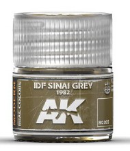  AK Interactive  NoScale Real Colors: IDF Sinai Grey 1982 Acrylic Lacquer Paint 10ml Bottle AKIRC95