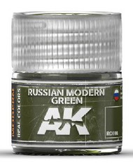  AK Interactive  NoScale Real Colors: Russian Modern Green Acrylic Lacquer Paint 10ml Bottle AKIRC98