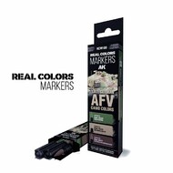 Real Colors Acrylic Paint Marker Late German AFV Camo Set (3) #AKIRCM108