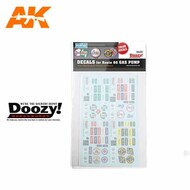  AK Interactive  1/24 Decals For Route 66 Gas Pump AKIRS24021