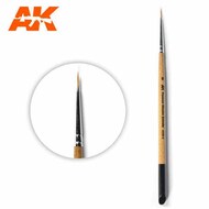 AKSK-0 Premium Siberian Kolinsky Brush 0 #AKISK0