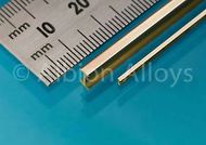  Albion Alloys  NoScale 2mm x 1mm  x 12in (1) Brass I Beam ABAIB2