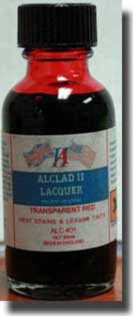  Alclad Metalizers  NoScale Transparent Lacquers - Red ALC401