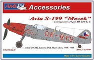 Avia S-199 Mule  The conversion set with vacu canopy bubble type #AMLA32010