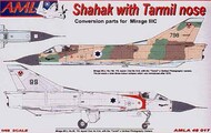 Dassault Mirage IIICR/Tarmil (PUR set + PE Parts + Decal sheet #AMLA48017