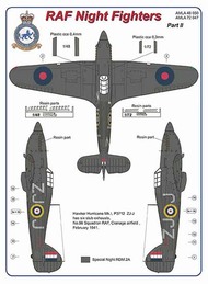 Hawker Hurricane Mk.I & Boulton-Paul Defiant Mk.I  6 stub exhaust versions #AMLA48050