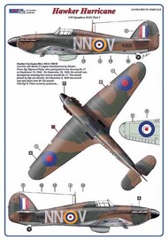  AML Czech Republic  1/144 310th Squadron RAF, Part II / Hawker Hurricane Mk.I NnoU&NNoV AMLC4022