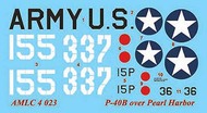  AML Czech Republic  1/144 Curtiss P-40B over Pearl Harbor / 2 decal versions AMLC4023